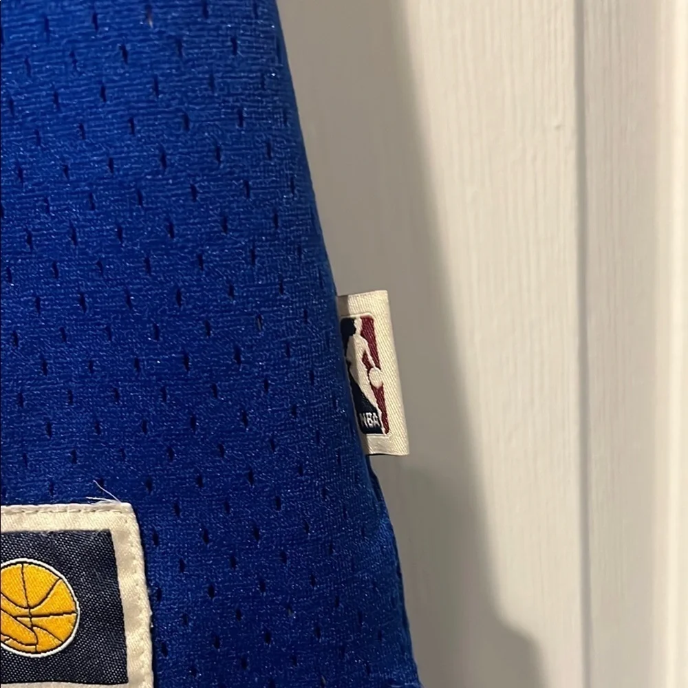 Adidas Warriors Blue and Yellow Basketball Jersey size S - Picture 6 of 7